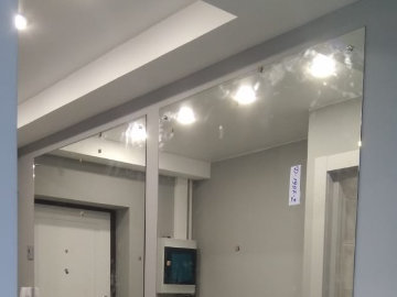 Зеркало с пескоструйным рисунком